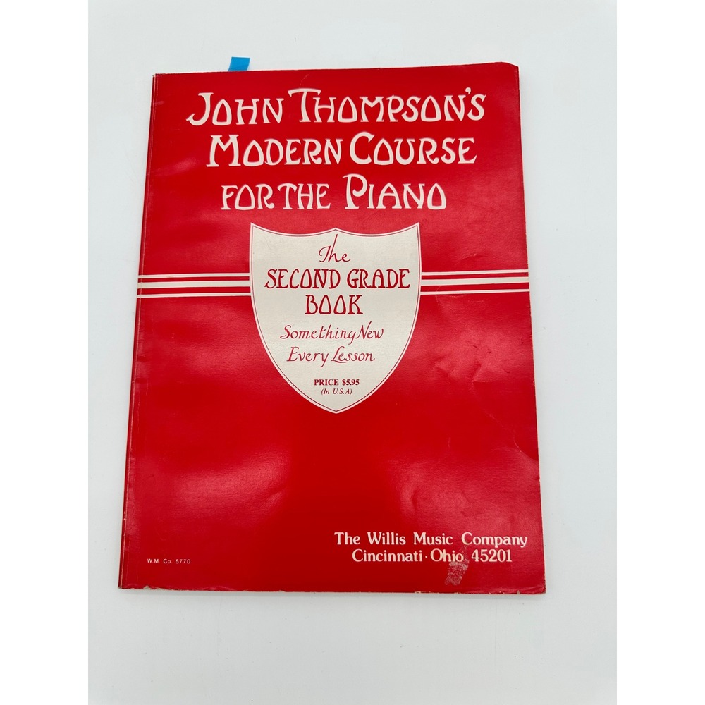 John Thompson Modern Course for‎ the Piano Second Grade Book Red One Size